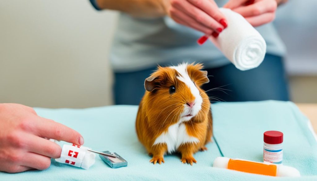 Abyssinian Guinea Pig First Aid